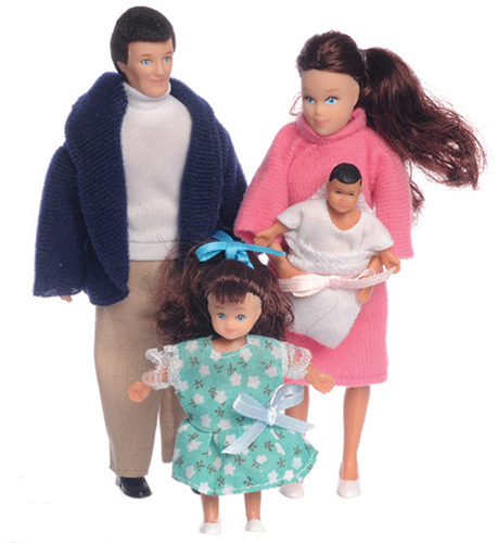 Modern Doll Family, Brunette Modern Doll Family, Brunette